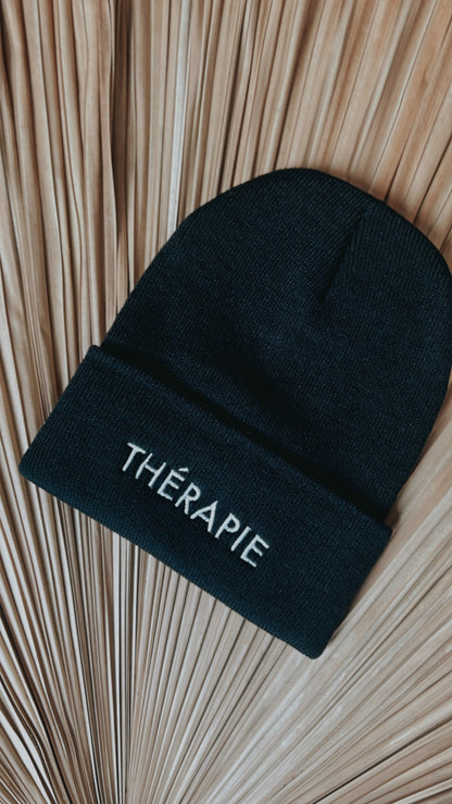 THÉRAPIE Beanie- Black